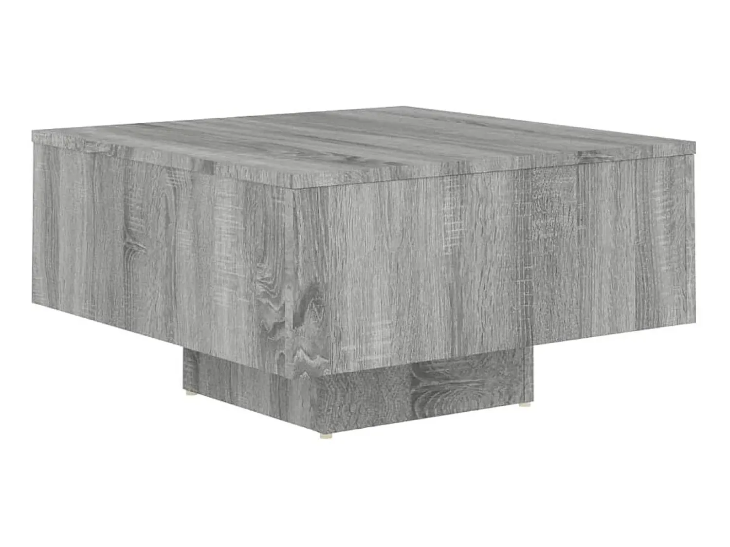 Mesa de centro 60x60x31,5 cm derivados de madeira cinza sonoma PT143788^ Mesa De Centro