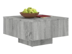 Mesa de centro 60x60x31,5 cm derivados de madeira cinza sonoma PT143788^ Mesa De Centro