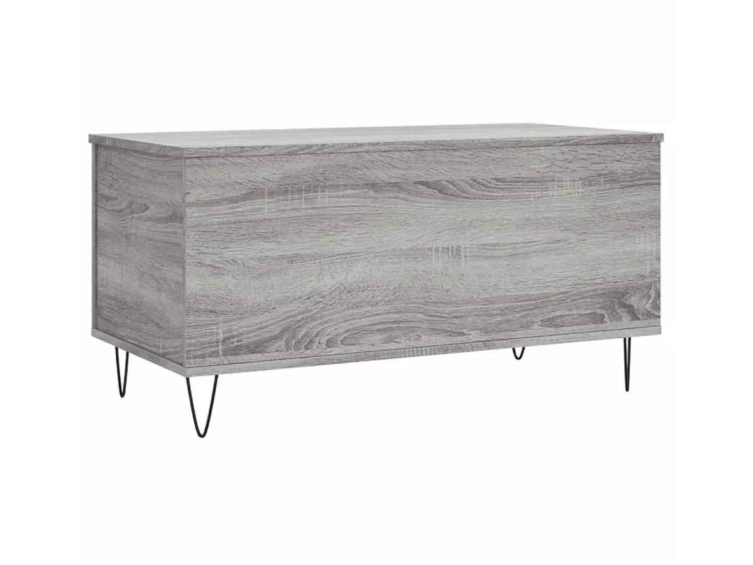 Mesa De Centro| Mesa de centro 90x44,5x45 cm derivados de madeira cinza sonoma PT373042 Cinzento
