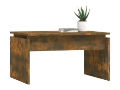Mesa De Centro* Mesa de centro 68x50x38 cm derivados de madeira carvalho fumado PT274166 Castanho