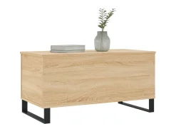 Mesa de centro 90x44,5x45 cm derivados madeira carvalho sonoma PT264490^ Mesa De Centro
