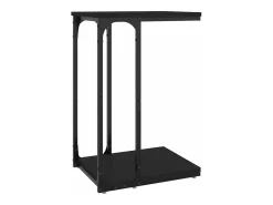 Mesa De Centro| Mesa de centro 40x30x60 cm derivados de madeira PT214228 Preto