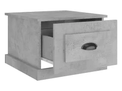 Mesa De Centro|vidaxl Mesa de centro 50x50x35 cm derivados de madeira sonoma Cinzento