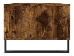 vidaxl Mesa de centro 90x50x36,5 cm derivados madeira carvalho fumado^ Mesa De Centro