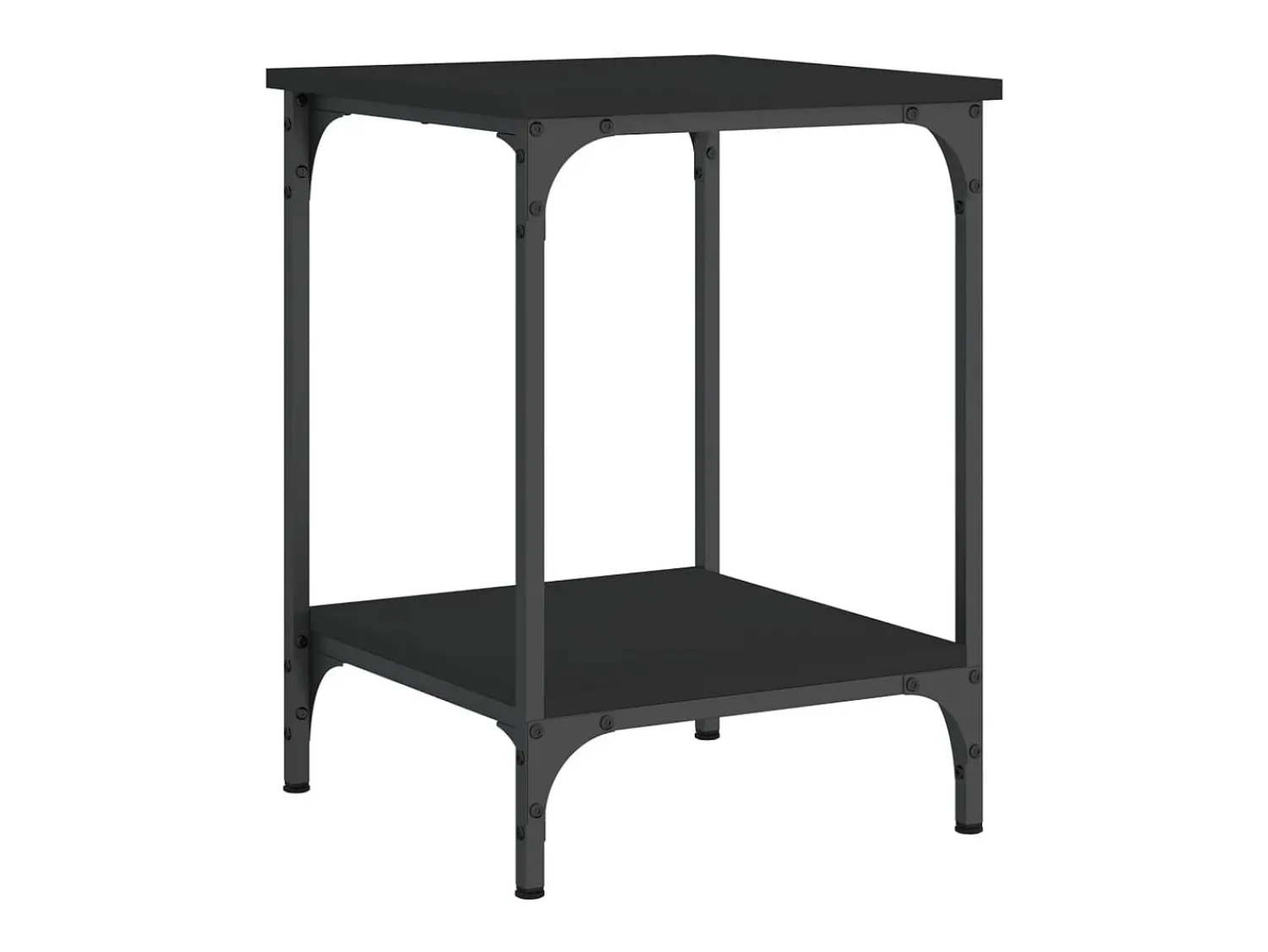 Mesa De Centro*vidaxl Mesa de centro 40x40x55 cm derivados de madeira Preto