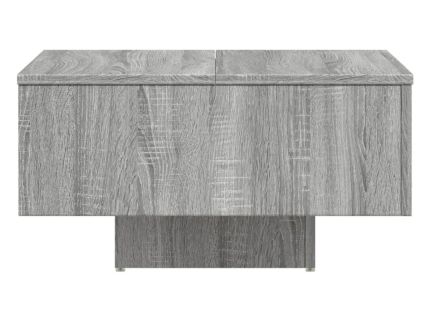 Best vidaxl Mesa de centro 60x60x31,5 cm derivados de madeira cinza sonoma Cinzento