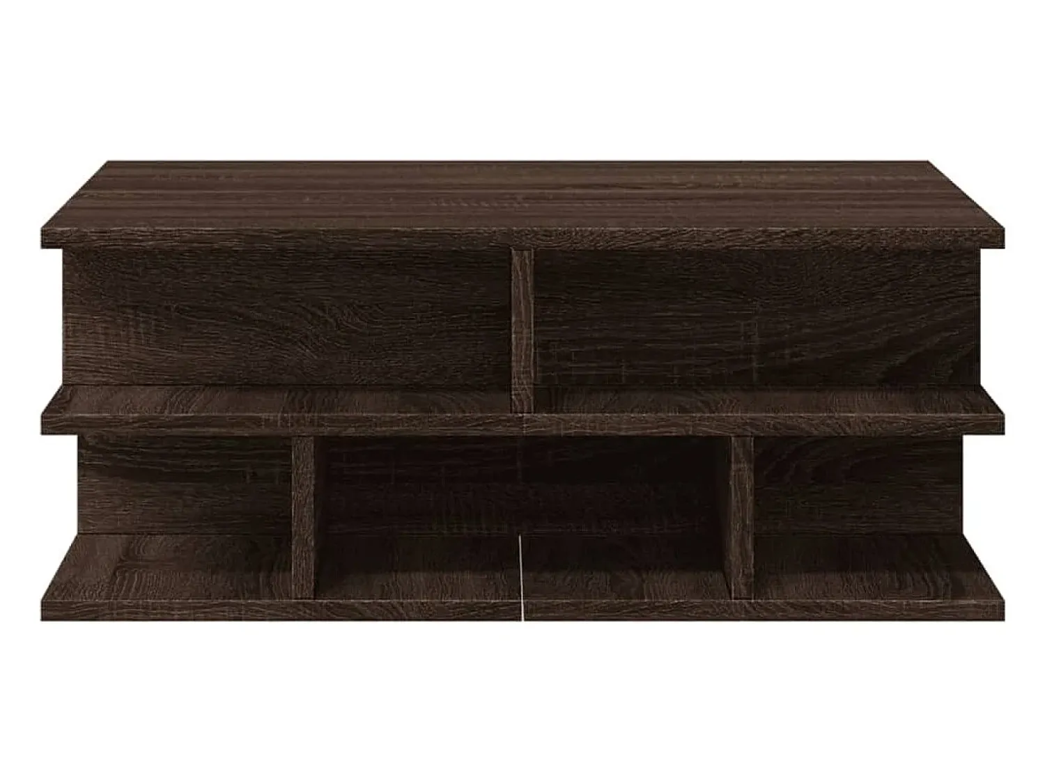 Mesa De Centro* Mesa de centro 70x70x29 cm derivados madeira carvalho PT494801 Castanho