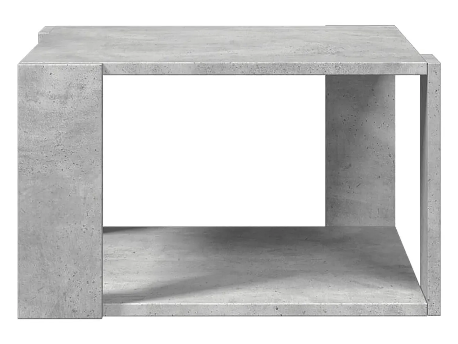Mesa De Centro| Mesa de centro 51,5x51,5x30 cm derivados madeira cinza-cimento PT662525 Cinzento