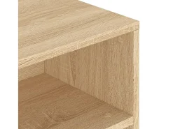 Clearance vidaxl Mesa de centro 90x55x42,5 cm derivados madeira carvalho sonoma Natural claro