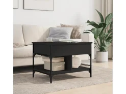 Mesa De Centro| Mesa de centro 70x50x50 cm derivados de madeira/metal PT562486 Preto