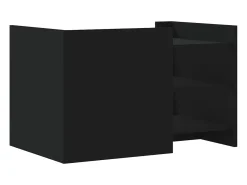 Best vidaxl Mesa de centro 80x50x50 cm derivados de madeira Preto