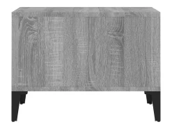 Mesa De Centro*vidaxl Mesa de centro 60x50x36,5 cm derivados de madeira cinza sonoma Cinzento