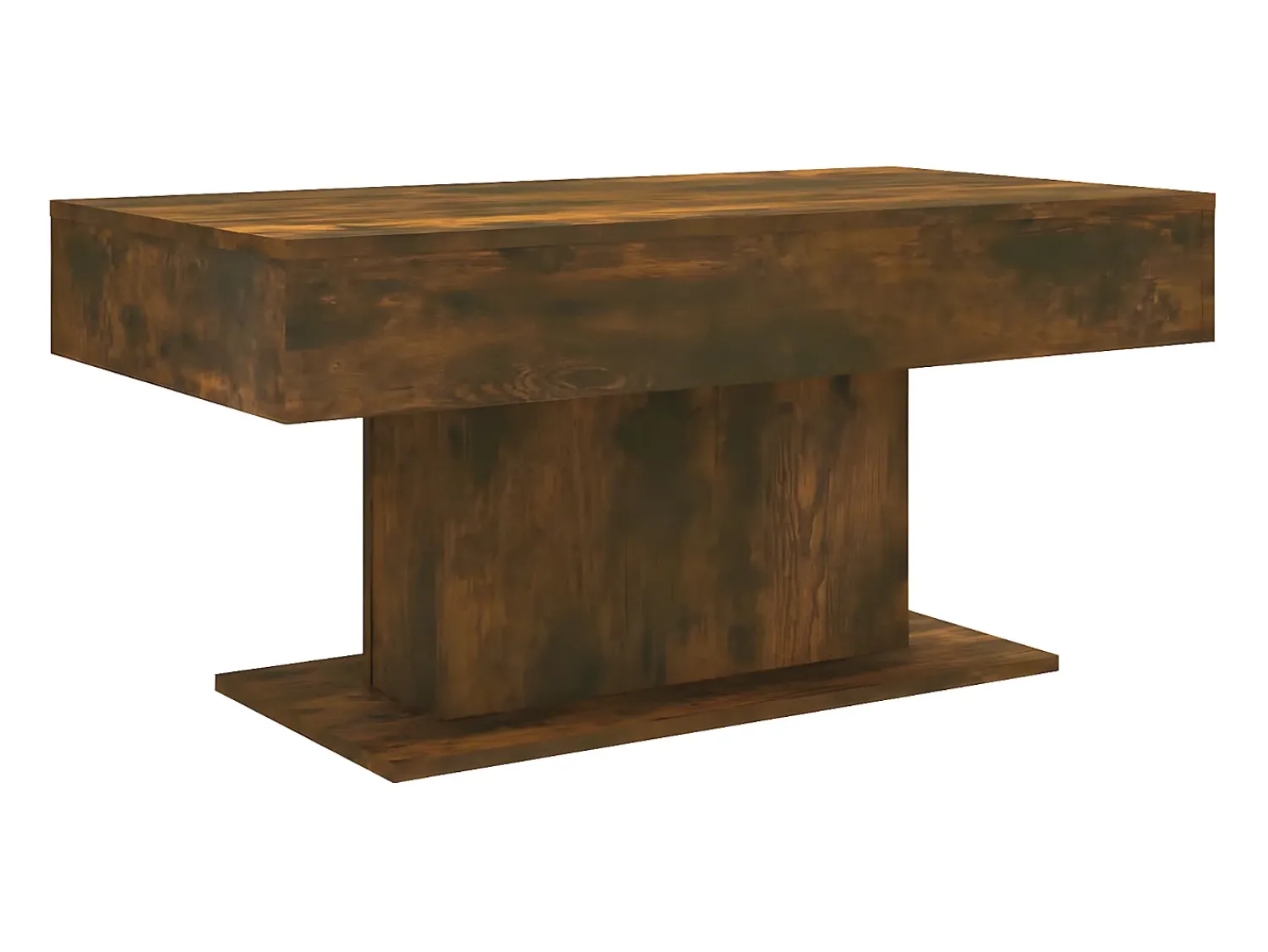 Mesa De Centro* Mesa de centro 96x50x45 cm derivados de madeira carvalho fumado PT162016 Castanho