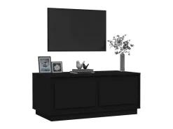 Móvel De Tv| Mesa de centro 102x50x44 cm derivados de madeira PT192820 Preto