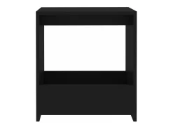 Mesa De Centro| Mesa de centro 50x26x50 cm derivados de madeira PT210090 Preto