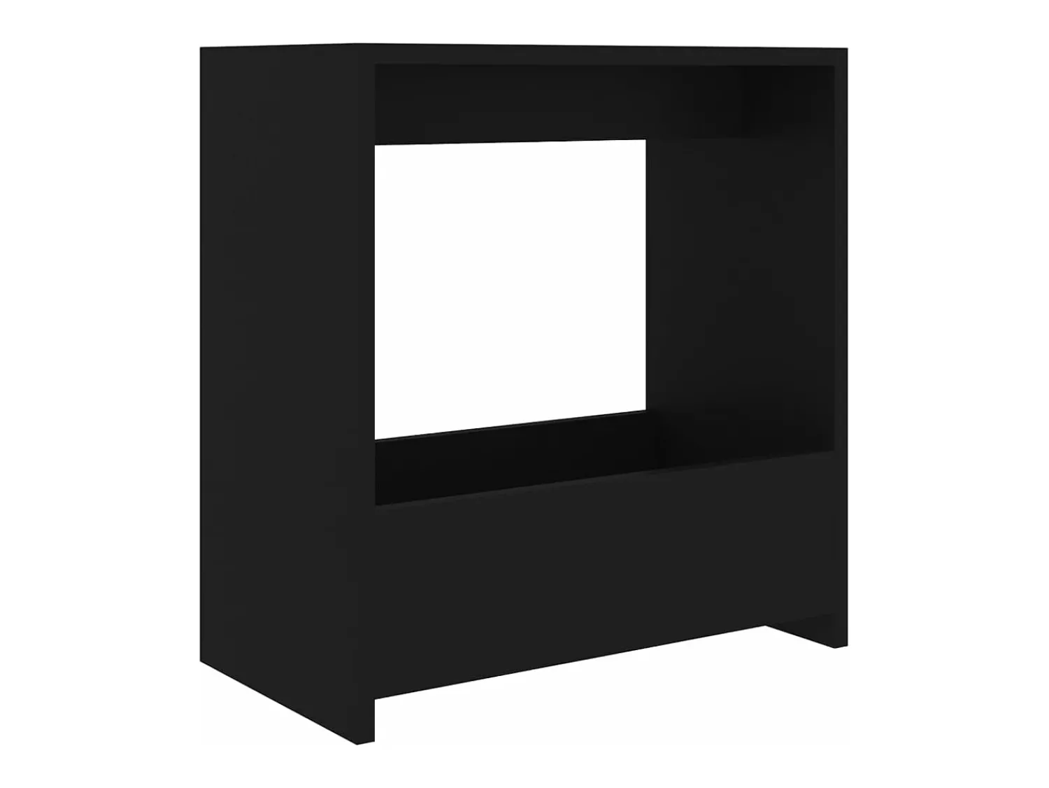 Mesa De Centro| Mesa de centro 50x26x50 cm derivados de madeira PT210090 Preto