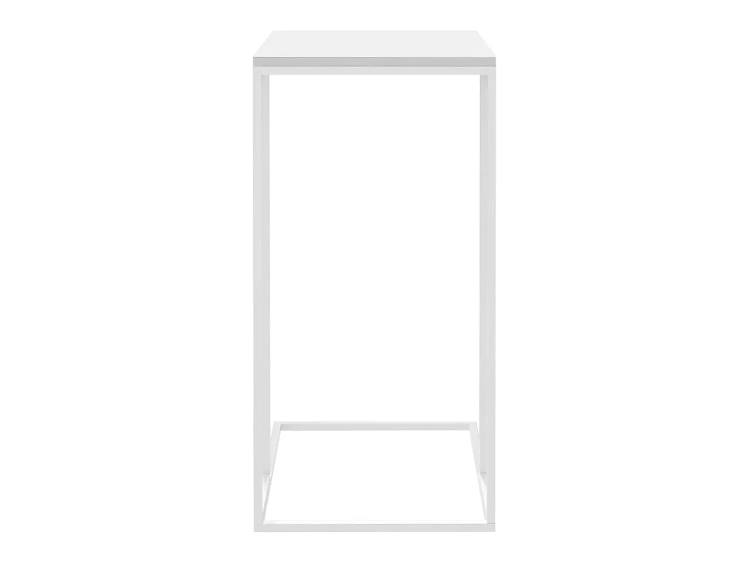 Mesa De Apoio* Mesa de centro 40x30x59 cm derivados de madeira PT116437 Branco