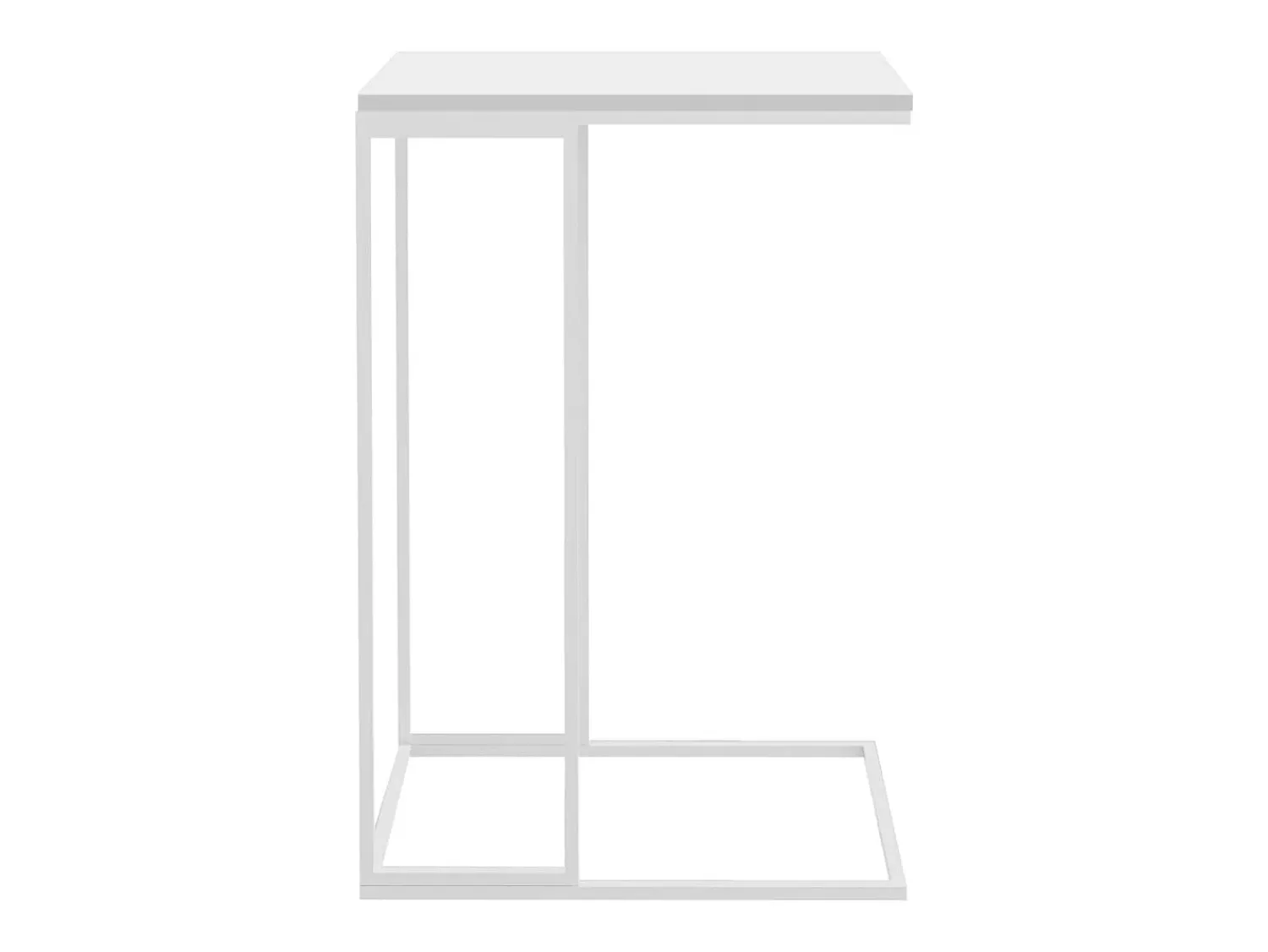 Mesa De Apoio* Mesa de centro 40x30x59 cm derivados de madeira PT116437 Branco