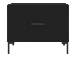Mesa De Centro|vidaxl Mesa de centro 50x50x40 cm derivados de madeira Preto