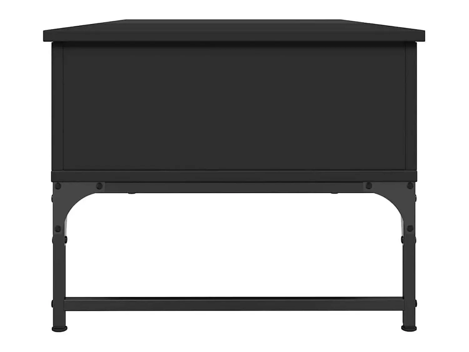 vidaxl Mesa de centro 100x50x40 cm derivados de madeira/metal^ Mesa De Centro