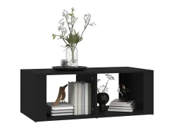 Mesa De Centro* Mesa de centro 100x50x36 cm derivados de madeira PT504047 Preto
