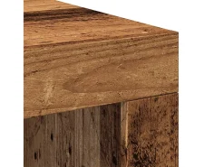 Mesa De Centro|vidaxl Mesa de centro 102x50x35 cm derivados de madeira madeira velha Natural claro
