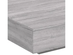 Mesa De Centro*vidaxl Mesa de centro 100x100x31 cm derivados madeira sonoma Cinzento