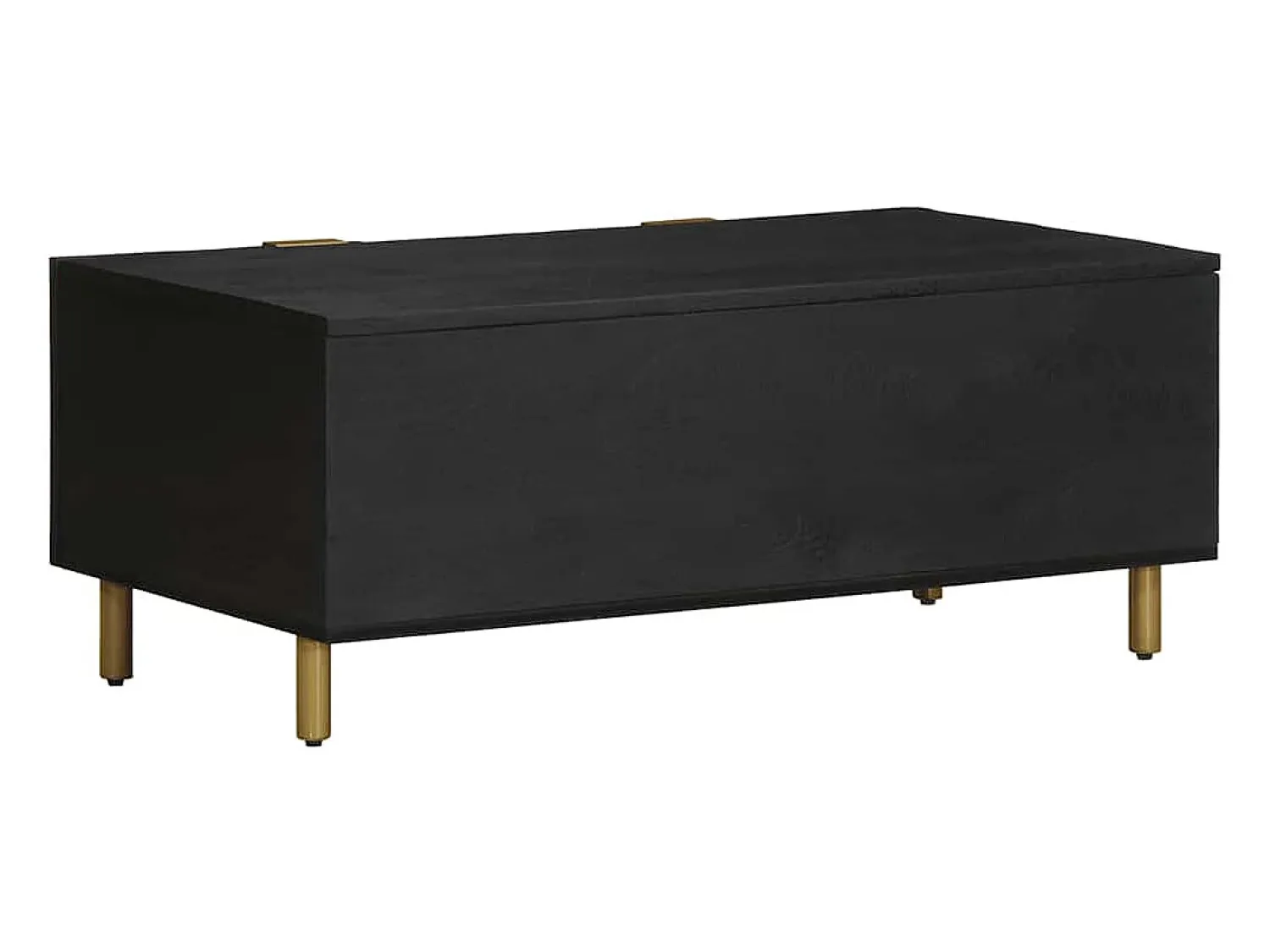 Mesa De Centro|vidaxl Mesa de centro 100x54x40 cm derivados de madeira Preto