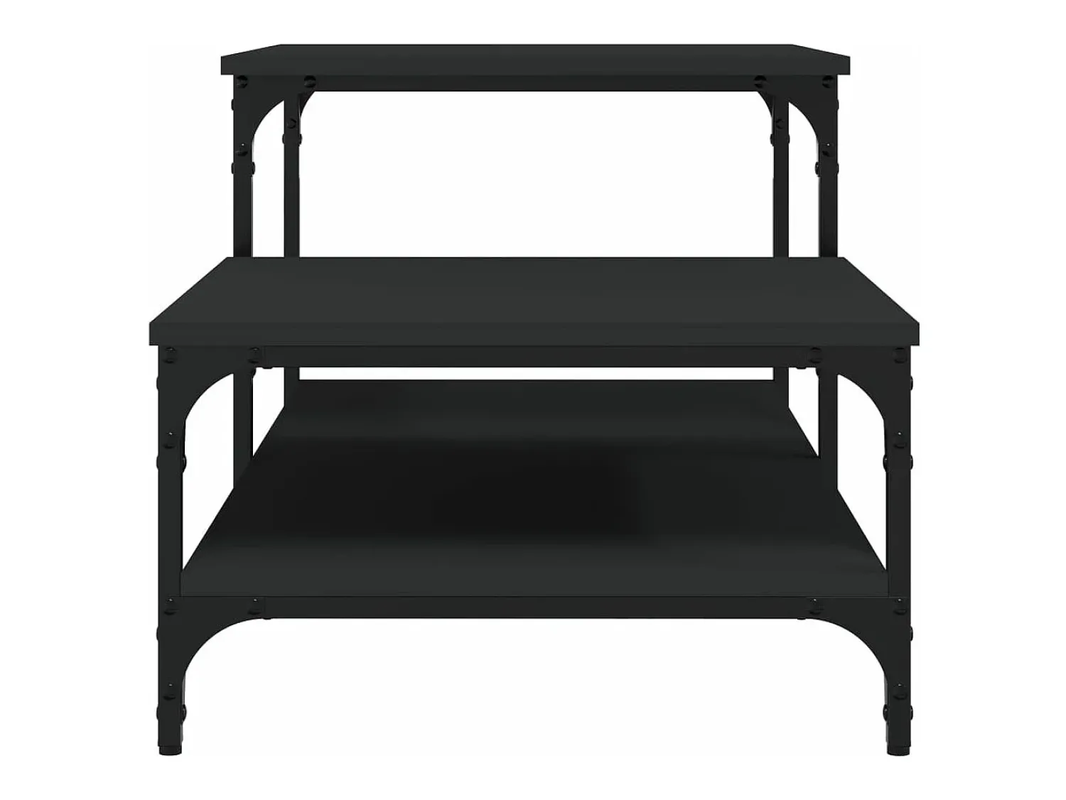 Mesa De Centro|vidaxl Mesa de centro 100x50,5x45 cm derivados de madeira Preto