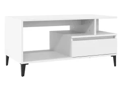 Mesa De Centro* Mesa de centro 90x49x45 cm derivados de madeira PT841192 Branco