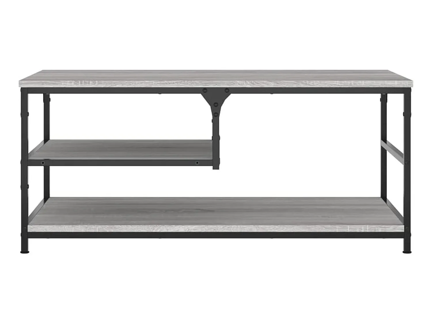 Outlet Mesa de centro 90x49x40 cm derivados de madeira sonoma PT646169 Cinzento