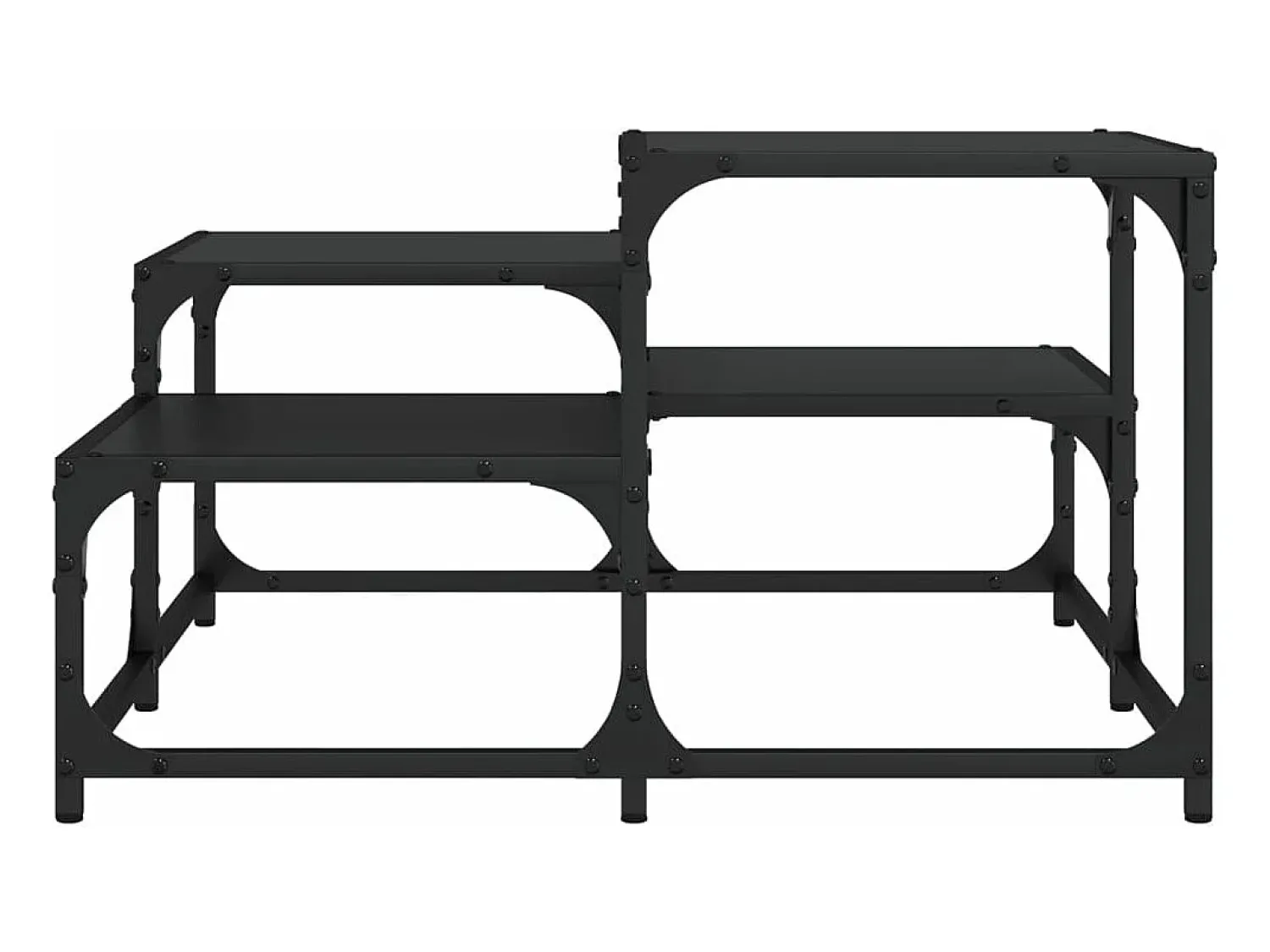 Sale vidaxl Mesa de centro 68x68x40 cm derivados de madeira Preto