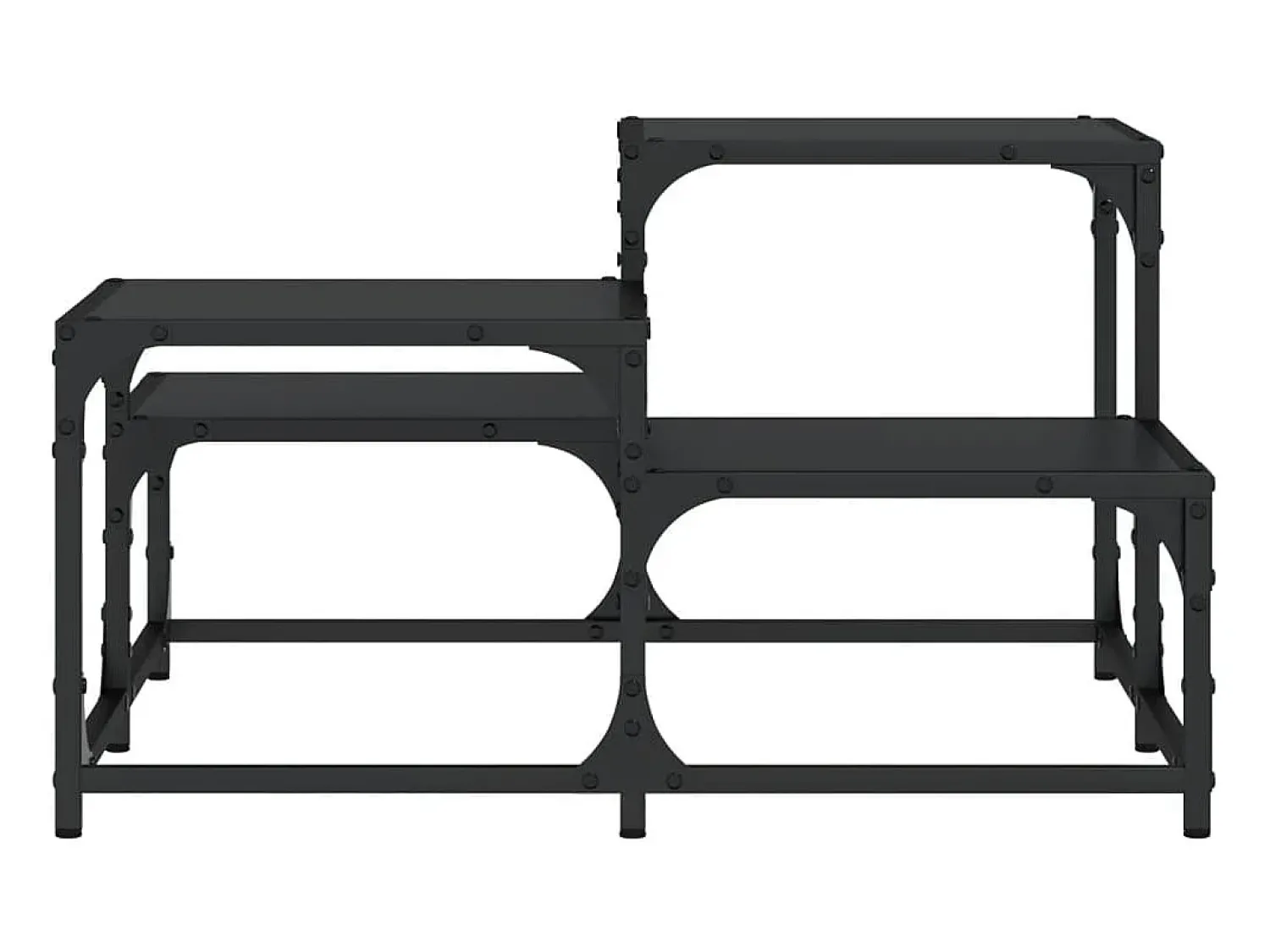 Sale vidaxl Mesa de centro 68x68x40 cm derivados de madeira Preto