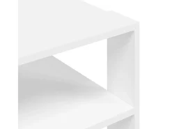 Mesa De Centro*vidaxl Mesa de centro 58x58x40 cm derivados de madeira Branco
