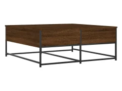 Mesa De Centro|vidaxl Mesa de centro 100x99x40 cm derivados madeira carvalho castanho Natural claro