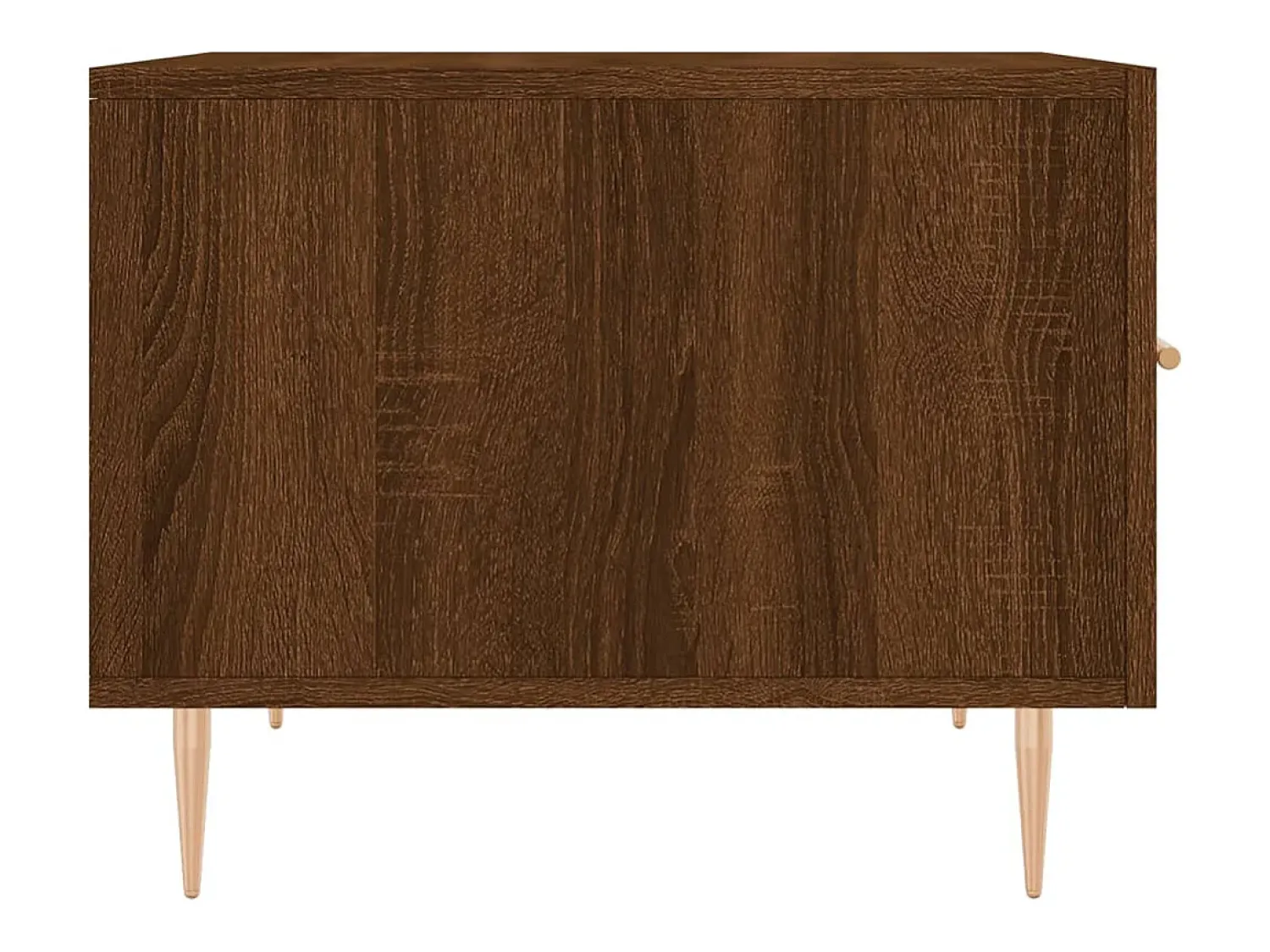 Best vidaxl Mesa de centro 50x50x40 cm derivados madeira carvalho castanho Natural claro