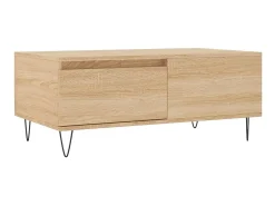 Mesa de centro 90x50x36,5 cm derivados madeira carvalho sonoma PT320729^ Mesa De Centro