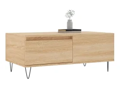 Mesa de centro 90x50x36,5 cm derivados madeira carvalho sonoma PT320729^ Mesa De Centro