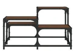 Discount vidaxl Mesa de centro 68x68x40 cm derivados madeira carvalho castanho Natural claro