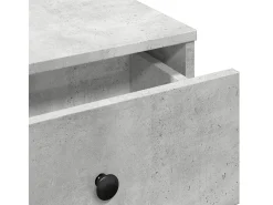 Mesa De Centro*vidaxl Mesa de centro 60x45x31 cm derivados de madeira cinza cimento Cinzento