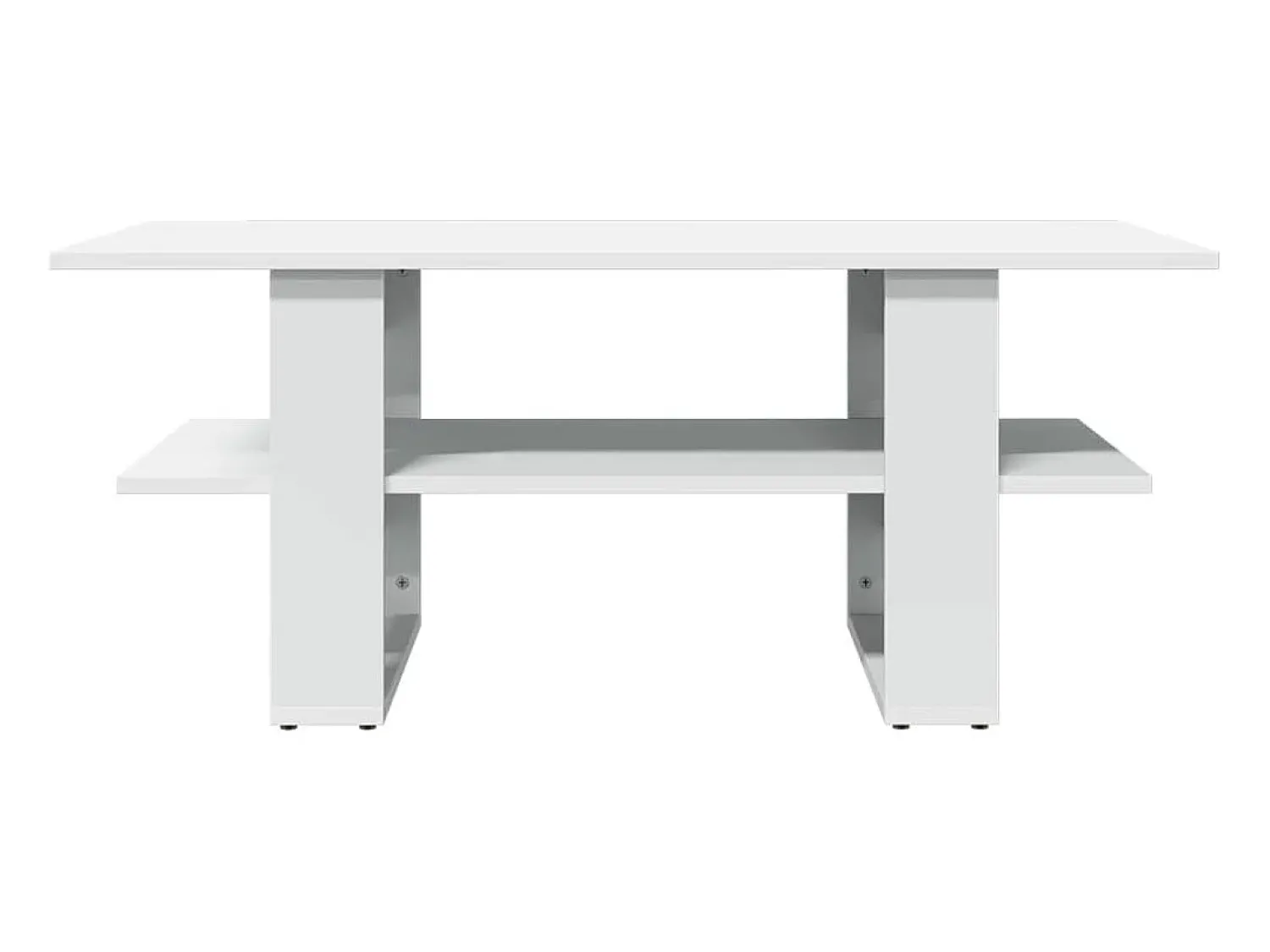 Mesa De Centro* Mesa de centro 102x55x42 cm derivados de madeira PT429662 Branco