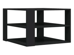 Mesa de centro 59,5x59,5x40 cm derivados de madeira PT398798 Preto
