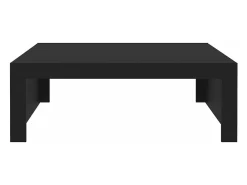 Mesa De Centro*vidaxl Mesa de centro 100x100x35 cm derivados de madeira Preto
