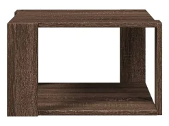 Mesa de centro 51,5x51,5x30 cm deriv. madeira carvalho castanho PT270524^ Mesa De Centro