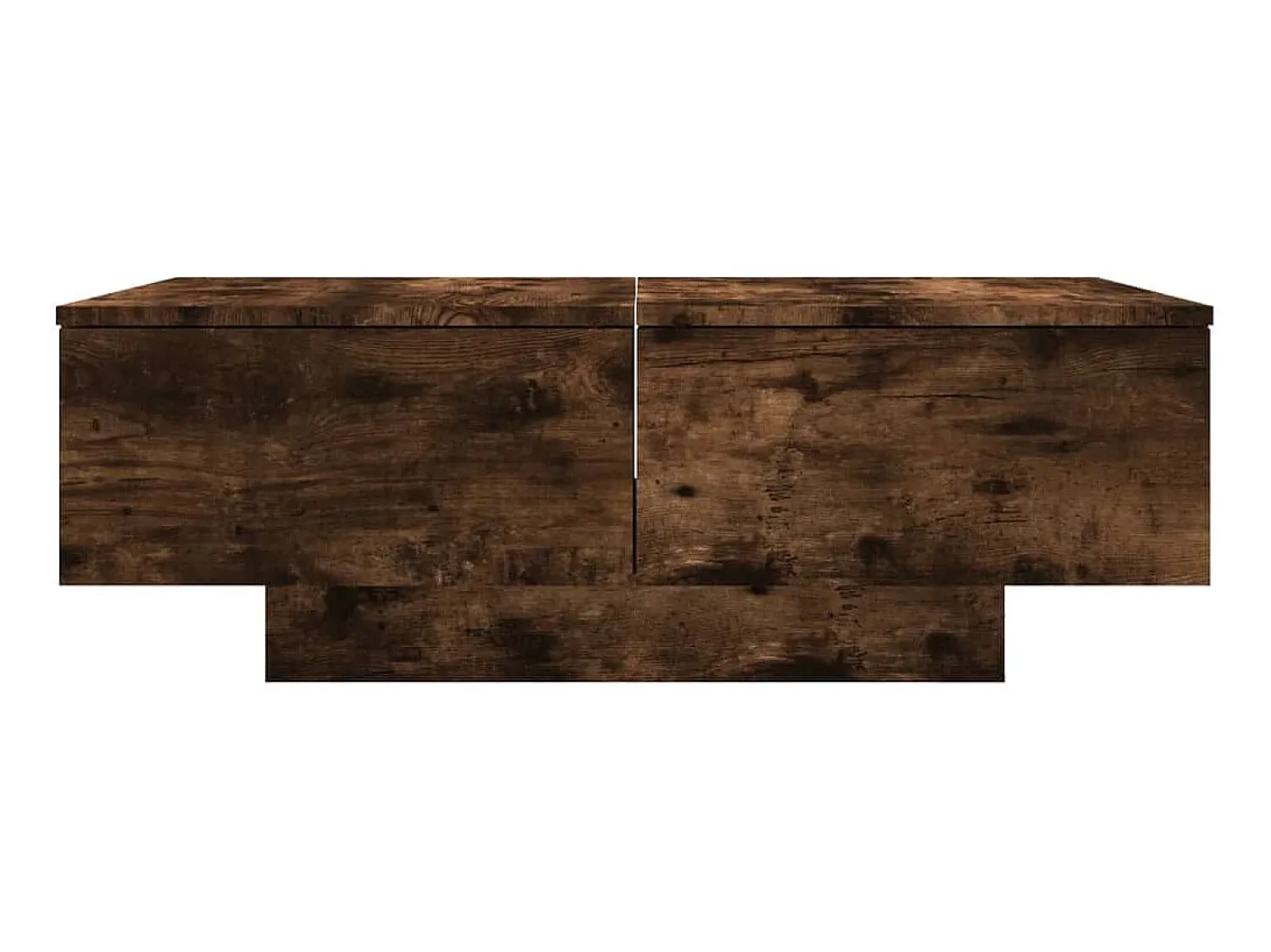 Outlet Mesa de centro 90x60x31 cm derivados de madeira carvalho fumado PT116302 Castanho