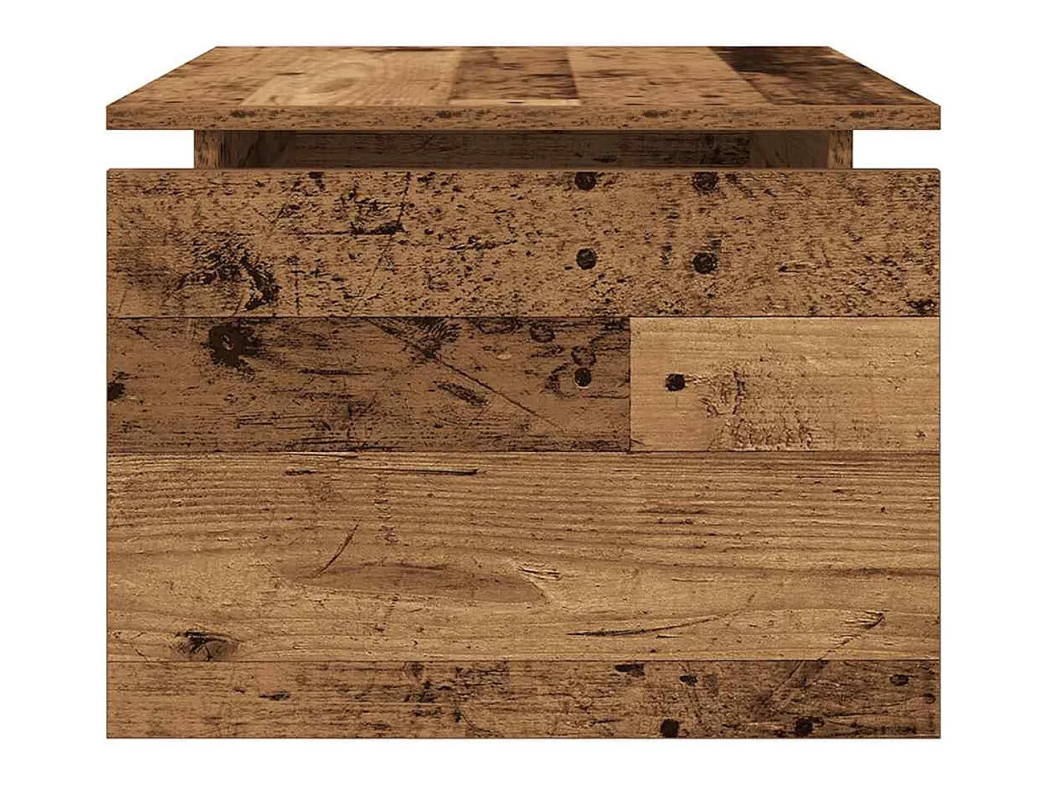 Mesa De Centro*vidaxl Mesa de centro 68x50x38 cm derivados de madeira madeira velha Natural claro