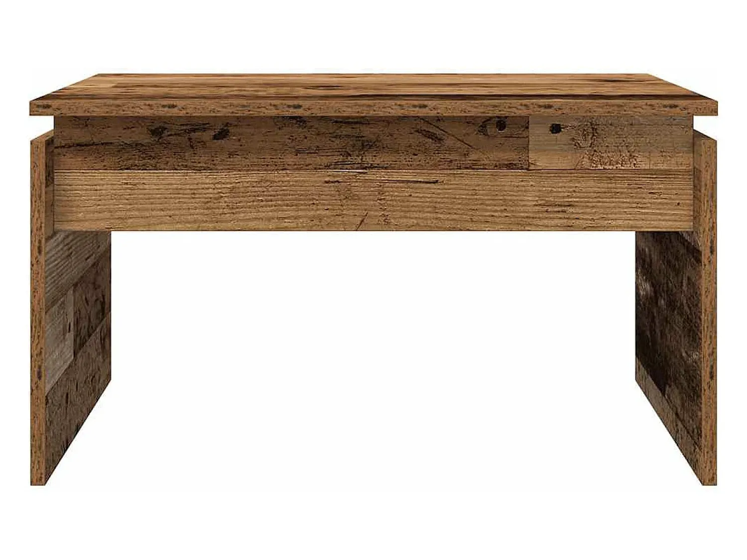 Mesa De Centro*vidaxl Mesa de centro 68x50x38 cm derivados de madeira madeira velha Natural claro