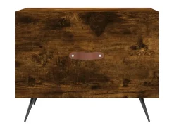 vidaxl Mesa de centro 50x50x40 cm derivados de madeira carvalho fumado^ Mesa De Centro