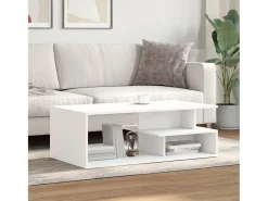 Mesa De Centro* Mesa de centro 102x55x35 cm derivados de madeira PT729496 Branco