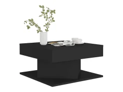 Mesa De Centro* Mesa de centro 57x57x30 cm derivados de madeira PT607993 Preto
